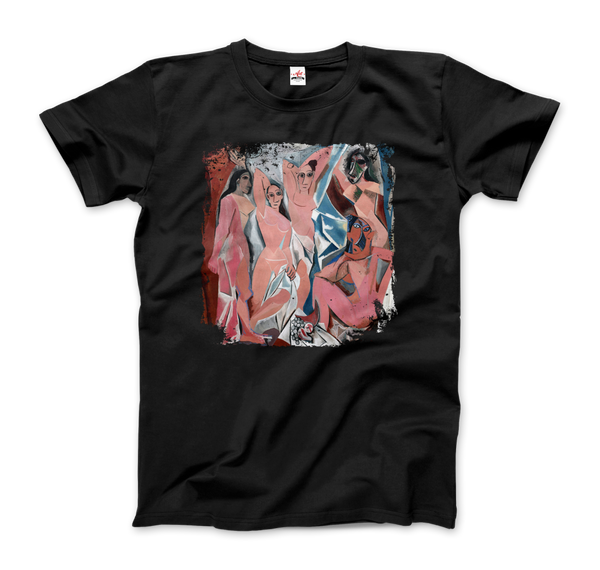 Picasso - Les Demoiselles d’Avignon 1907 Artwork T-Shirt Men / Black S