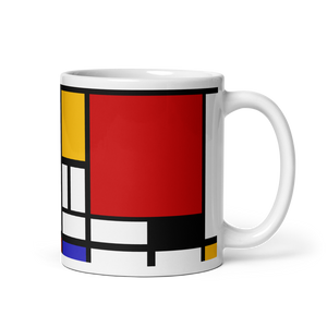 Piet Mondrian Composition Artwork Mug - Mug