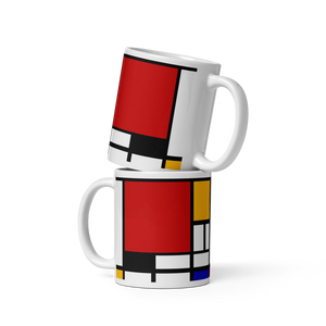 Piet Mondrian Composition Artwork Mug - Mug