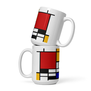 Piet Mondrian Composition Artwork Mug - Mug