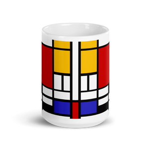 Piet Mondrian Composition Artwork Mug - Mug