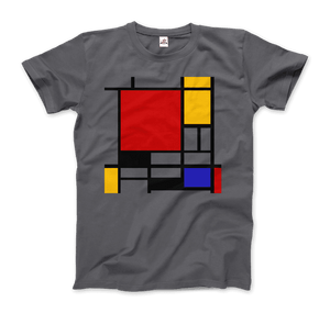 Piet Mondrian - Composition with Red, Yellow, and Blue - 1942 Artwork T-Shirt - Art-O-Rama Shop