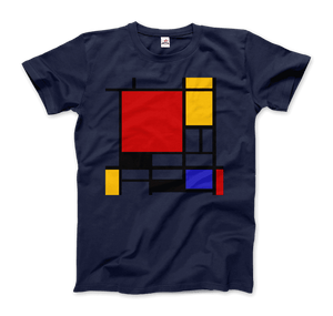 Piet Mondrian - Composition with Red, Yellow, and Blue - 1942 Artwork T-Shirt - Art-O-Rama Shop