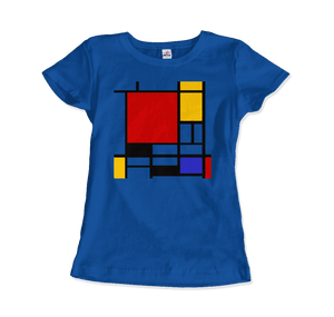 Piet Mondrian - Composition with Red, Yellow, and Blue - 1942 Artwork T-Shirt