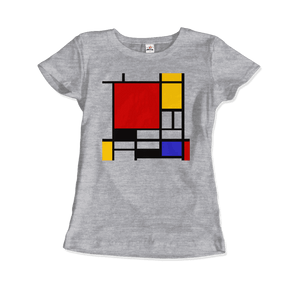 Piet Mondrian - Composition with Red, Yellow, and Blue - 1942 Artwork T-Shirt
