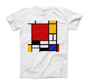 Piet Mondrian - Composition with Red, Yellow, and Blue - 1942 Artwork T-Shirt - Art-O-Rama Shop