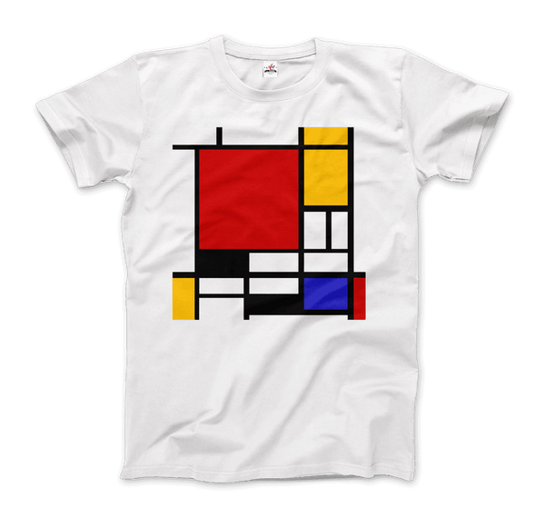 Piet Mondrian - Composición con rojo, amarillo y azul - Camiseta con ilustraciones de 1942