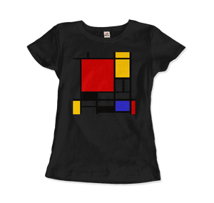 Piet Mondrian - Composition with Red, Yellow, and Blue - 1942 Artwork T-Shirt