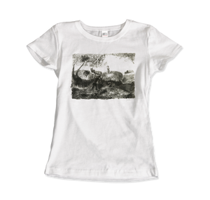 Pollock - Haymaking 1947 Artwork T-Shirt - Women (Fitted) / White / S - T-Shirt