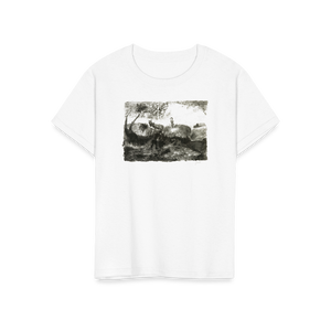 Pollock - Haymaking 1947 Artwork T-Shirt - Youth / White / S - T-Shirt