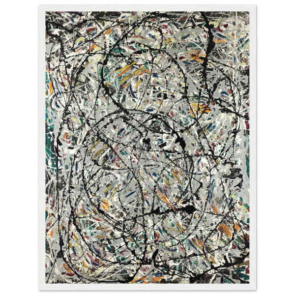 Pollock - Watery Paths 1947 Artwork Poster - Matte / 18 x 24″ (45 x 60cm) / White - Poster