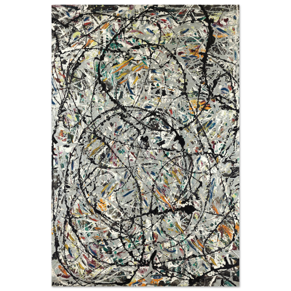 Pollock - Watery Paths 1947 Artwork Poster - Matte / 8 x 12″ (21 x 29.7cm) / None - Poster