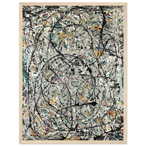 Pollock - Watery Paths 1947 Artwork Poster - Matte / 18 x 24″ (45 x 60cm) / Wood - Poster