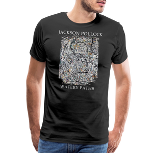 Pollock - Watery Paths 1947 Artwork T-Shirt - T-Shirt