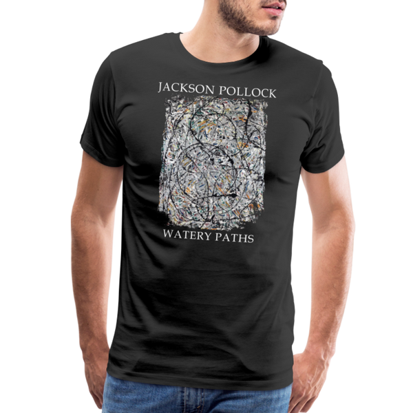Pollock - Watery Paths 1947 Artwork T-Shirt - T-Shirt