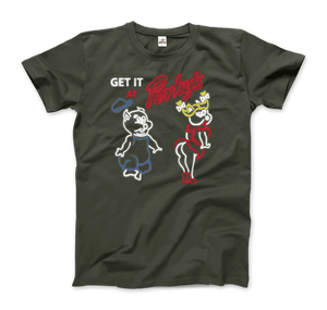 Camiseta con logotipo de neón de Strip Club de Porky's