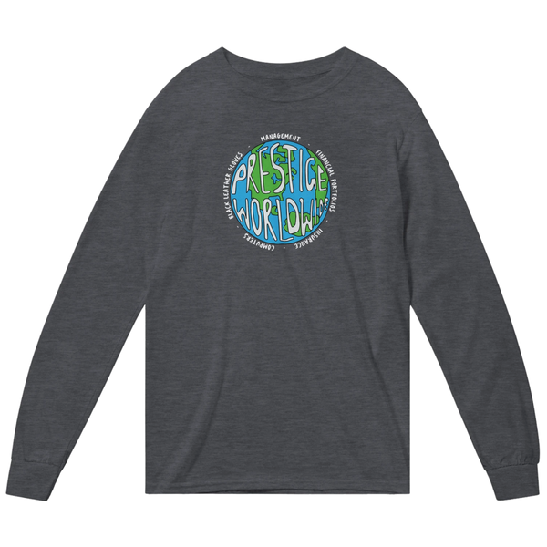 Prestige Worldwide Step Brothers Long Sleeve Shirt - Dark Heather / Small - Long Sleeve Shirt