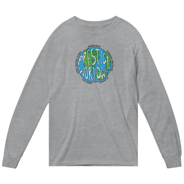 Prestige Worldwide Step Brothers Long Sleeve Shirt - Heather Grey / Small - Long Sleeve Shirt