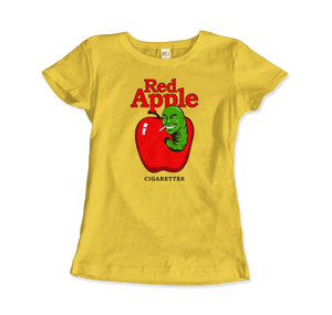 Red Apple Cigarettes T-Shirt - Women (Fitted) / Yellow / S - T-Shirt