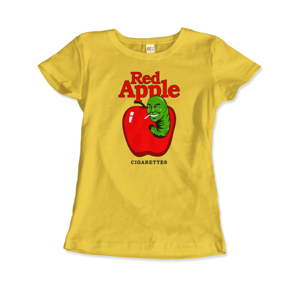 Red Apple Cigarettes T-Shirt - Women (Fitted) / Yellow / S - T-Shirt