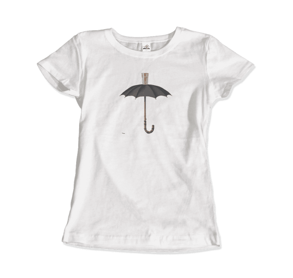 Rene Magritte Hegel’s Holiday 1958 Artwork T-Shirt - Women / White / S - T-Shirt