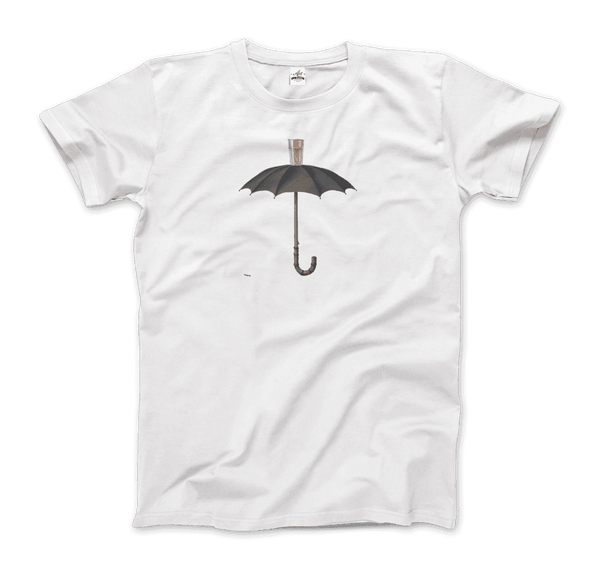 Rene Magritte Hegel’s Holiday 1958 Artwork T-Shirt - Men / White / S - T-Shirt
