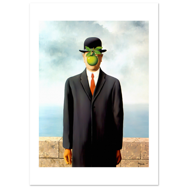 Rene Magritte The Son of Man 1964 Artwork Poster - Matte / 8 x 12″ (21 29.7cm) None
