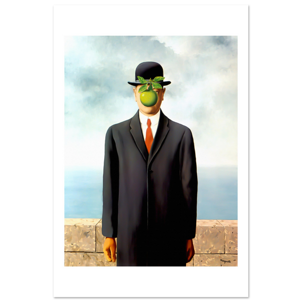 Rene Magritte The Son of Man 1964 Artwork Poster - Matte / 24 x 36″ (60 90cm) None
