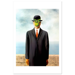 Rene Magritte The Son of Man 1964 Artwork Poster - Matte / 24 x 36″ (60 90cm) None