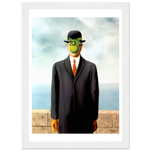 Rene Magritte The Son of Man 1964 Artwork Poster - Matte / 8 x 12″ (21 29.7cm) White