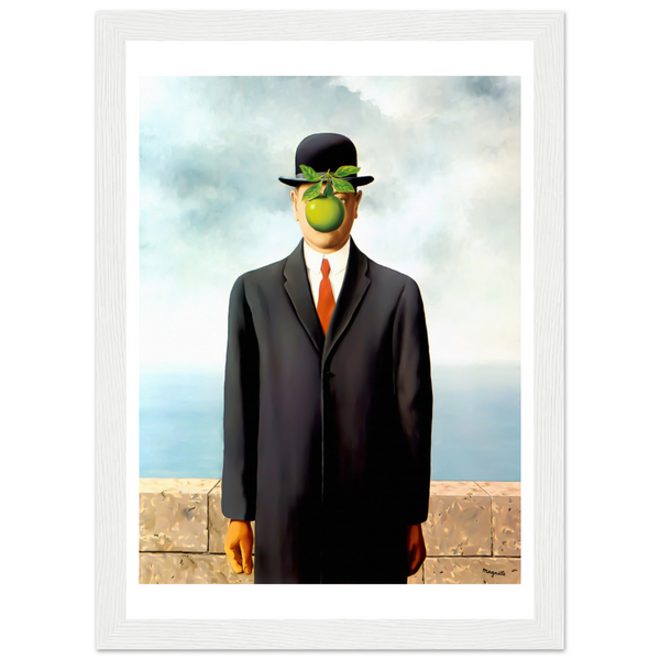 Rene Magritte The Son of Man 1964 Artwork Poster - Matte / 8 x 12″ (21 29.7cm) White