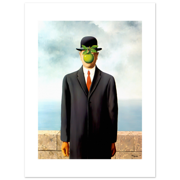 Rene Magritte The Son of Man 1964 Artwork Poster - Matte / 18 x 24″ (45 60cm) None