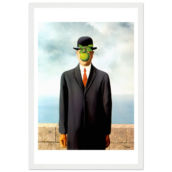 Rene Magritte The Son of Man 1964 Artwork Poster - Matte / 12 x 18″ (30 45cm) White
