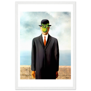 Rene Magritte The Son of Man 1964 Artwork Poster - Matte / 12 x 18″ (30 45cm) White