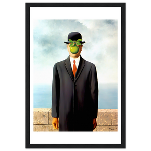 Rene Magritte The Son of Man 1964 Artwork Poster - Matte / 12 x 18″ (30 45cm) Black
