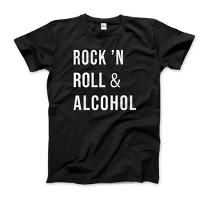 Rock’n Roll & Alcohol T-Shirt - Men (Unisex) / Black / S - T-Shirt