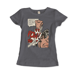 Roy Fox Lichtenstein Sweet Dreams Baby! 1965 T-Shirt - Women (Fitted) / Charcoal / S - T-Shirt