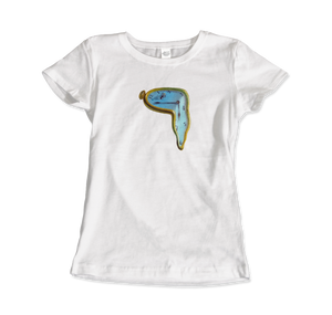 Salvador Dali - Melting Watch Artwork - Women (Fitted) / White / S - T-Shirt