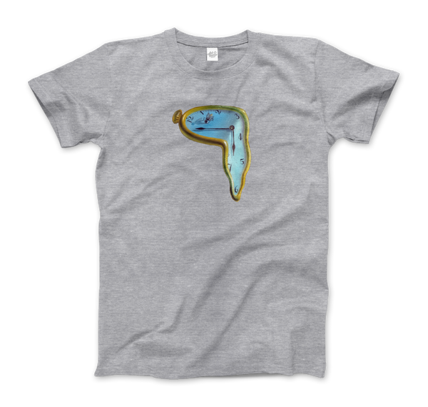 Salvador Dali - Melting Watch Artwork - Men (Unisex) / Heather Grey / S - T-Shirt