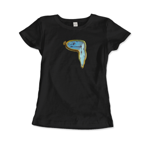 Salvador Dali - Melting Watch Artwork - Women (Fitted) / Black / S - T-Shirt