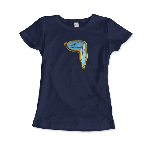 Salvador Dali - Melting Watch Artwork - Women (Fitted) / Navy / S - T-Shirt