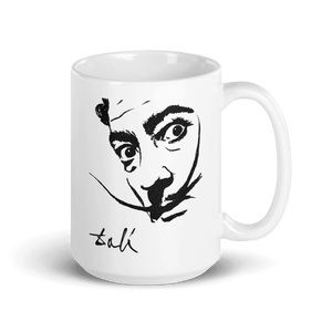 Salvador Dali Portrait Sketch Artwork Mug - Mug