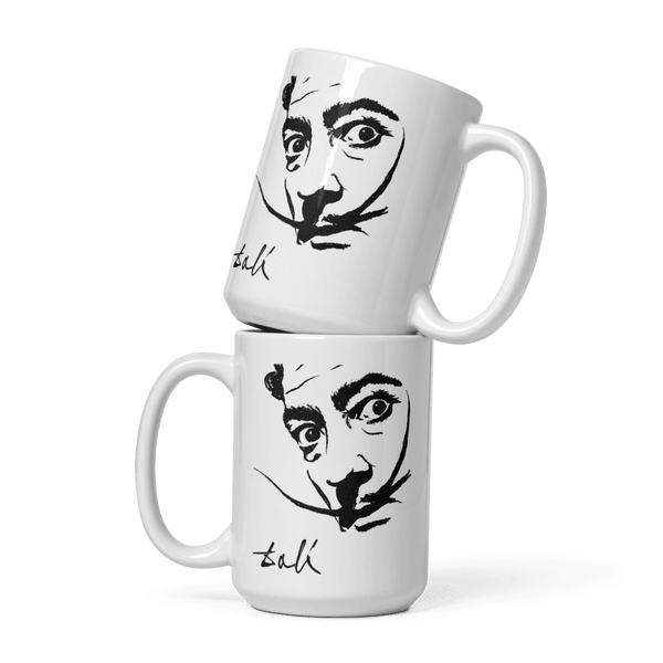 Salvador Dali Portrait Sketch Artwork Mug - Mug