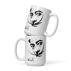 Salvador Dali Portrait Sketch Artwork Mug - Mug