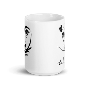 Salvador Dali Portrait Sketch Artwork Mug - Mug