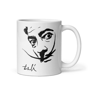 Salvador Dali Portrait Sketch Artwork Mug - Mug