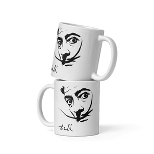 Salvador Dali Portrait Sketch Artwork Mug - Mug