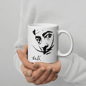 Salvador Dali Portrait Sketch Artwork Mug - Mug