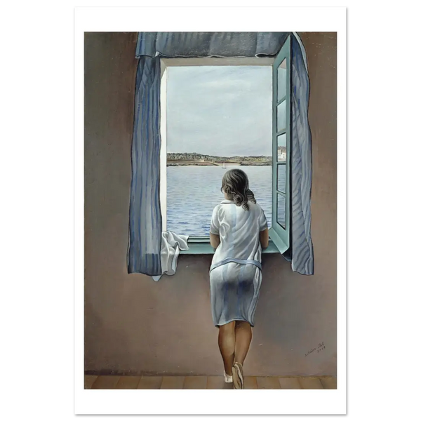 Salvador Dali Young Woman at a Window Artwork Poster - Matte / 8 x 12″ (21 x 29.7cm) / None - Poster