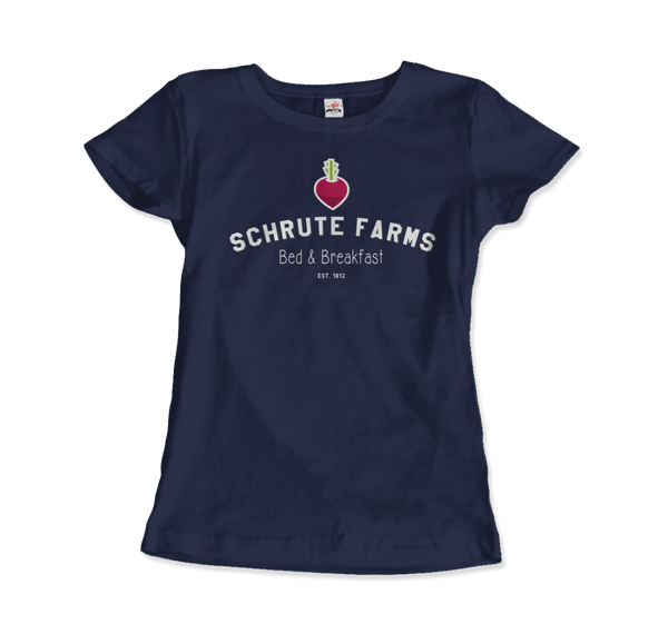 Schrute Farms Bed & Breakfast T-Shirt - Women / Navy S